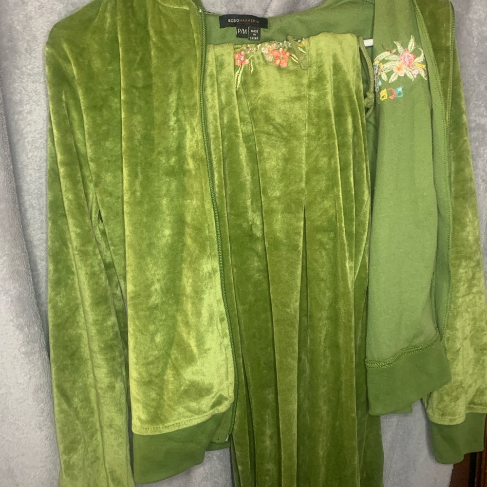 y2k green tracksuit